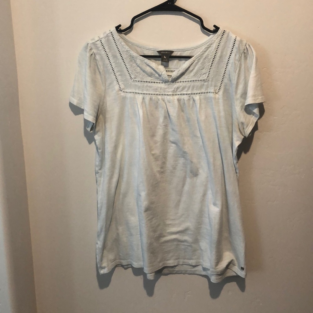 White Eddie Bauer Blouse